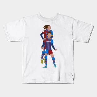 Celebration Alexia Putellas and Caroline Graham Hansen Kids T-Shirt